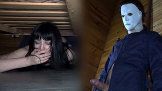 Babe fucked by a monster on Halloween night