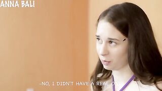 A cute girl has her first experience with a stepdad in this steamy scene