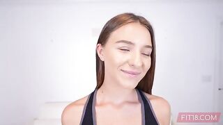 Fit and petite Ukraine teen gets fucked during casting