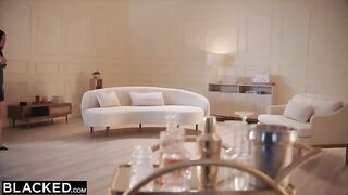 Gorgeous petite Xxlayna craves Anton's huge BBC in intense action