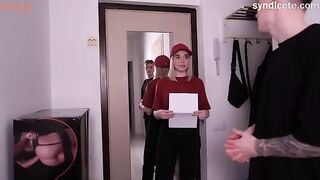 The delivery girl is not always a boy, sometimes she's a girl