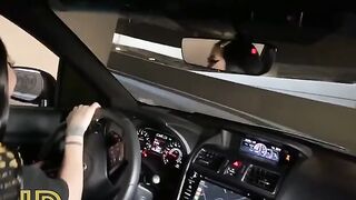 Babe fucked hard in the car by a young guy with passion