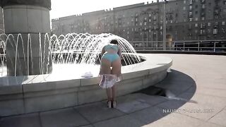 I like walking outside with and without underwear on