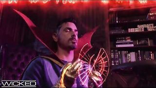 Ms. Marvel's pussy gets fucked by Dr. Strange's huge cock
