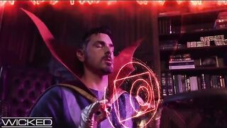 Ms. Marvel's pussy gets fucked by Dr. Strange's huge cock
