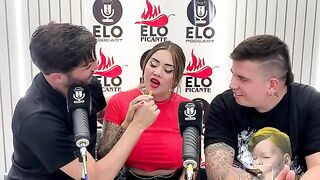 Sara Blonde, a sexy podcaster from Bucaramanga, Colombia, 26 years old