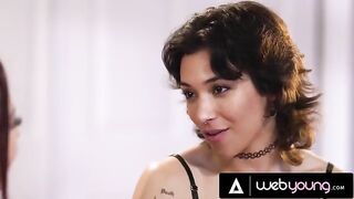 College babe Brooklyn Gray has passionate sex with her girlfriend