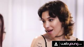 College babe Brooklyn Gray has passionate sex with her girlfriend