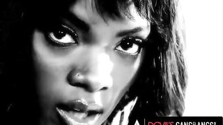 Four white cocks are not enough for a gorgeous black sugar Ana Foxxx