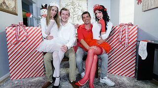 Hot step daughters Kyler Quinn and Alice Pink in a steamy swap