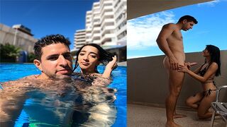 An Argentine girl is picked up at the swimming pool and fucked hard