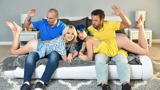 Cute teen kates get spanked and fucked by pervert stepdads
