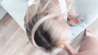 Littlebuffbabe’s best blowjob and creampie action, featuring her insane blue eyes!