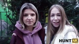 First time with two guys for this beautiful Hungarian girl