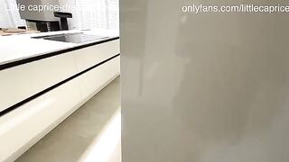 Little Caprice is the best when it comes to blowing cock - exclusive