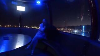 Romantic night date turned into a passionate one in the park