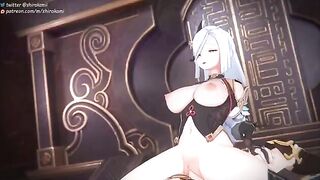 A bunch of Genshin Impact girls are getting fucked and creampied