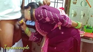 Hot and sexy maid gets fucked hard in the kitchen, just like in many Indian fantasies