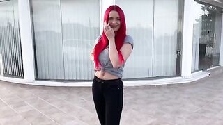Public jerk off! User Anton recognized and fucked me outdoors