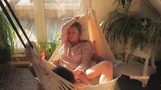 The couple enjoys mutual masturbation and sensual sex on a sunny day