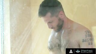 Naughty Chloe Cherry gives a hard handjob and blowjob before getting fucked doggystyle