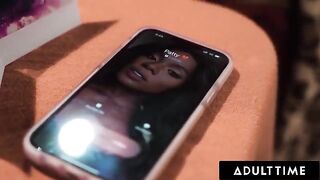 Two guys roughly fucked the housewife while her wife was away