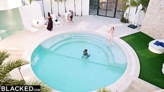 Beautiful coed Kelly has an intense interracial encounter with Aaron