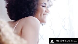 Scarlit Scandal and Alina Ali in hot interracial threesome