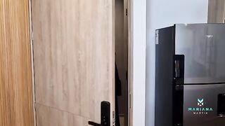 A widow was fucked by her stepson in the ass on a sad day