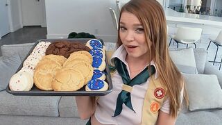 The Girl Scouts are motivated, cookies are on the table, and things get naughty