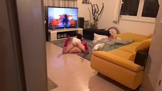 A guy cum in mouth of his stepsister, who loves porn