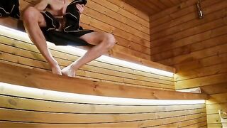 I showed my dick to three strangers in the sauna. It was intense!