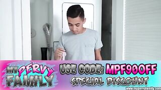 Stepsis asks stepbro to stop cleaning so he can fuck her properly - MyPervyFamily