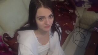 A stepbrother got a scolding for smoking, in a steamy roleplay scene