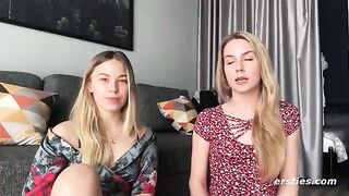 Amateur girls have fun and lick each other’s pussies