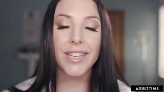 Doctor Angela White, with her stunning 40GG curves, performs a sensual exam in ASMR style
