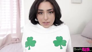 Vanessa Moon tells Stepbro, "Why don't you lick my pussy for some good luck" - Brattysis