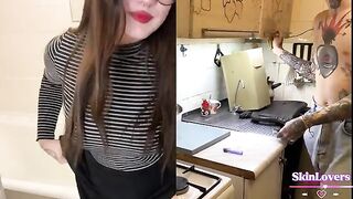 The mood of a student was lifted by hardcore sex. Plot and conversations