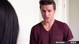 Don't play hard to get, just give it to me! Keira Croft demands stepson's cock