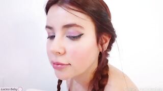 The cutie girl is teaching her stepbrother to make his first porn video
