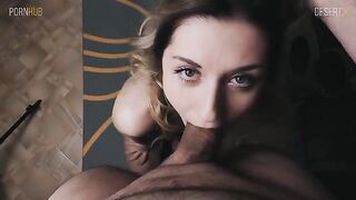 Skinny fitness girl gets her pussy filled with sticky sperm in 4K UHD