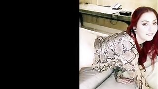 Redhead hottie Arietta gets her pussy pounded by a BBC in intense action