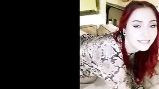 Redhead hottie Arietta gets her pussy pounded by a BBC in intense action