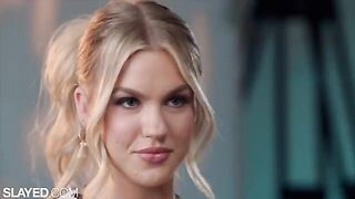 Two cute blondes, Blake and Jazlyn, have fun without guys in a steamy SLAYED scene