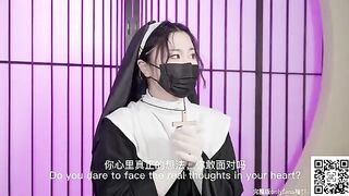 A Nun Lost Her Virginity and Became a Hot Slut, Ready for Action