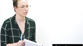 Four cute babies have an intense experience during a study session