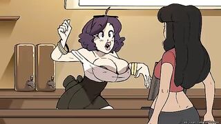 The barista is a blast from an explosive encounter!