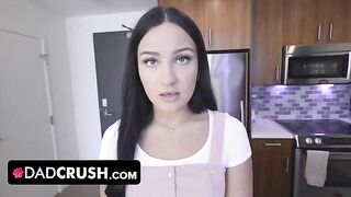 Gorgeous teen Mila Monet gets banged by her stepdad in doggy style