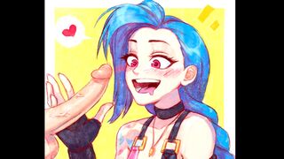 The best sex compilation of hard fuck with Jinx, a League of Legends star