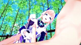 Kokomi fucks like a slut in Genshin Impact hentai